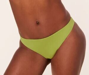 NWT Andie Women's The Cheeky Swim Bikini Bottom Avocado Green Size M
